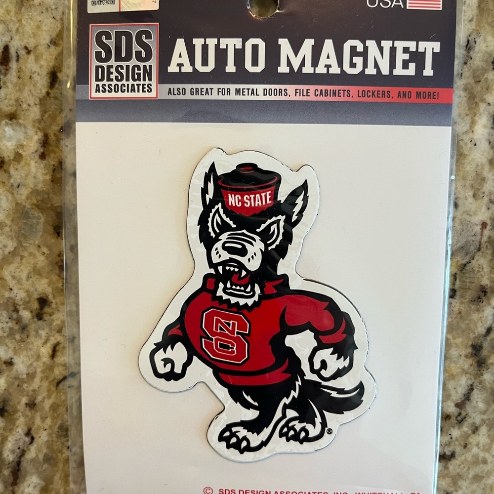 NC State Auto Magnets Set, NEW! ❤️🤍 - Picture 2 of 3
